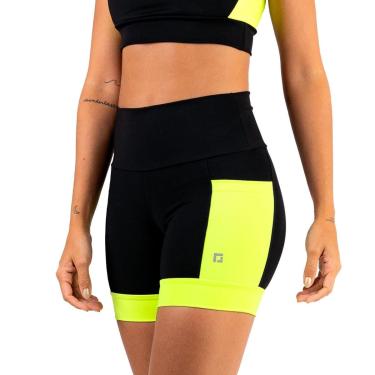 Imagem de Shorts Para Corrida de Compressão Feminino com Bolsos Ciclico Esportes-Feminino