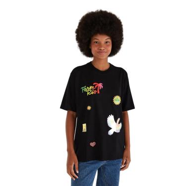 Imagem de Tshirt Ipanema Farm Rio Mix Patches-Feminino