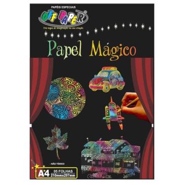 Imagem de Papel Magico A4 Color Multicolor Off Paper Com 5fls