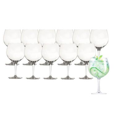 Imagem de Jogo 12 Taça De Gin Degustação Vidro Transparente G4u Class Home 630ml