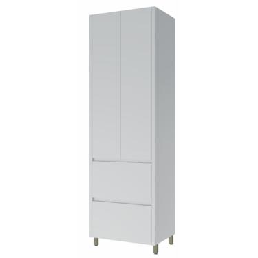 Imagem de Armário De Cozinha Paneleiro 2 Portas 2 Gavetas 100% Mdf Raissa Nesher Branco