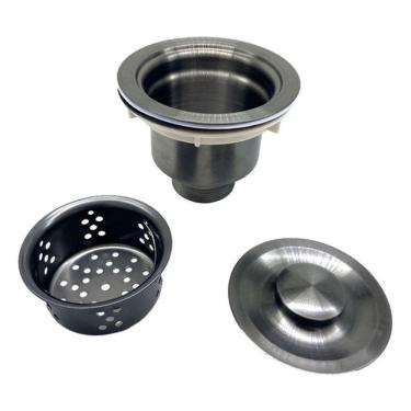 Imagem de Válvula Americana P/ Pia Escoamento Cozinha 4.1/2 Aço Inox