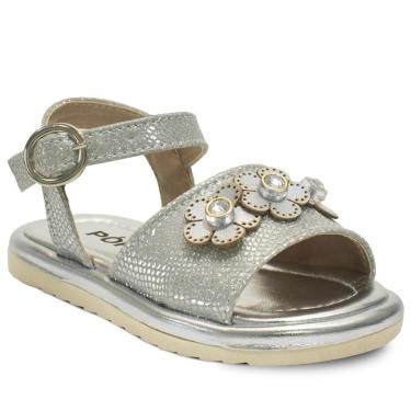 Imagem de Sandalia Infantil Feminina 20ao27 Papete Bebe Festa 04.83i-Feminino