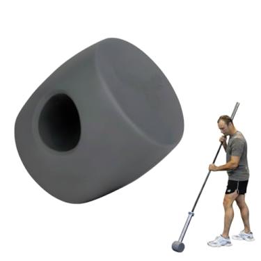 Imagem de Acessório de mina terrestre TRIBUS X para barra – Base compacta de mina terrestre com rotação de 360°, âncora de base de borracha durável para treinamento de imprensa e núcleo – Equipamento portátil