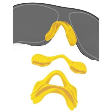 Imagem de Protetores de nariz de substituição para óculos de sol Oakley EV Zero Path OO9308/EV Zero Range OO9327/EV Zero Pitch OO9383/EV Zero Stride OO9386/EV Zero Blades OO9454/EV Zero Ascend OO9453 - Amarelo