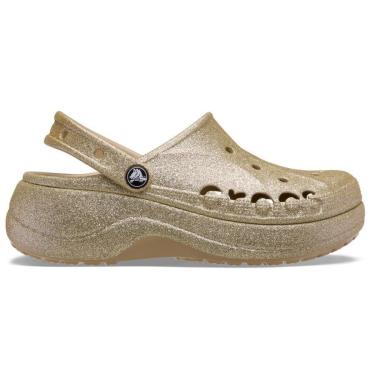 Imagem de Sandália Crocs Baya Platform Glitter Clog CHAI-Feminino