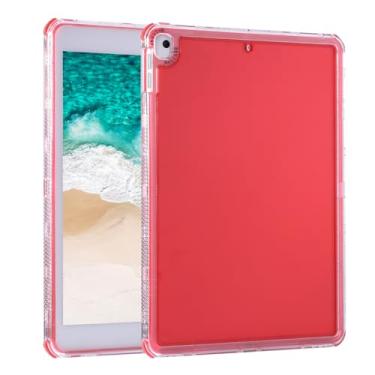 Imagem de Capa para iPad 6ª/5ª geração de 9,7 polegadas (2018/2017) e iPad Air 2/Air 1 de 9,7 polegadas (2014/2013), capa UUcovers transparente macia e traseira rígida à prova de choque para iPad Air 2ª/1ª