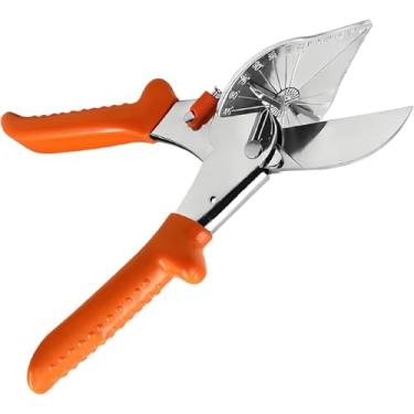 Imagem de Tesoura de esquadria multiangular, tesoura de ângulo ajustável de 45 a 135 graus, ferramentas para acabamento de madeira, plástico de corte, PVC, fácil de usar