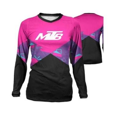 Imagem de Camisa De Ciclismo Feminina Para Mountain Bike Downhill MTB Offroad DH