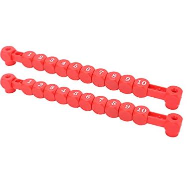 Imagem de KIMISS Conjunto de Contador de Futebol de Mesa de 2 Unidades - Indicador de Pontuação de Pebolim de 10 Números para e Adultos - Placar de Pebolim de Fácil Instalação para Jogos de Futebol de Mesa