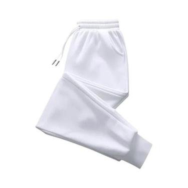 Imagem de Calças De Moletom Femininas Em Cores Sólidas, Casuais, Para Esportes, 