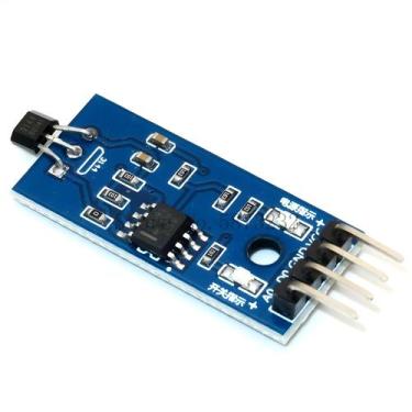 Imagem de Módulo Sensor De Efeito Hall 3144E Interruptor Magnético De Velocidade