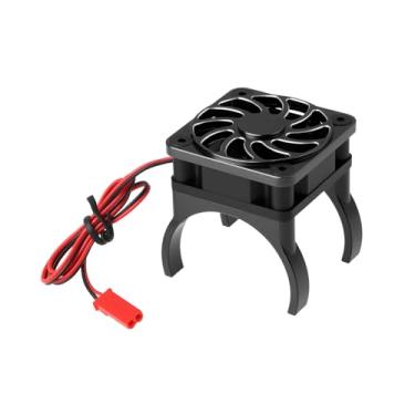Imagem de LT Easiyl Ventoinha de resfriamento de alta velocidade GPM de 2 pinos compatível com TRAXAXAS Mini XRT BXL XS(108076-1) 36 mm preto