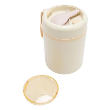 Imagem de GLOGLOW Eletrodomésticos de Cozinha Em Aço Inoxidável 304, Aquecedor de Alimentos Portátil USB Com Colher, 600ml, Temperatura Constante de 60 ° C para Lancheira Elétrica de Escritório e Viagem, Nan