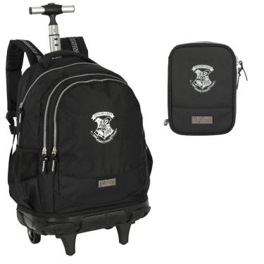 Imagem de Kit Mochila Rodinha Estojo Juvenil Harry Potter-Masculino