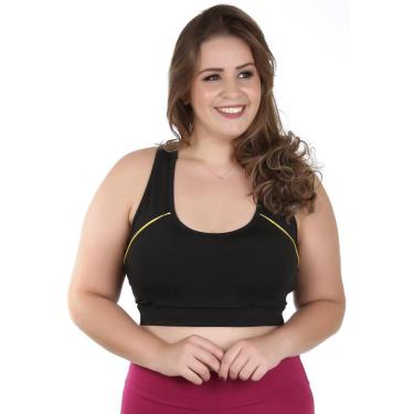 Imagem de Top Feminino Fitness Plus Size com Bojo Galvic-Feminino