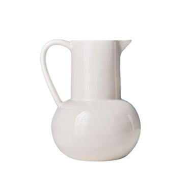 Imagem de Vasos de cerâmica simples e modernos, arranjos de flores para casa, decorações de mesa de hotel, decoração de hotel, vasos de flores