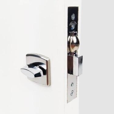 Imagem de Fechadura AROUCA Para Banheiro WC Trinco Rolete Pivotante 4150/45 COM 