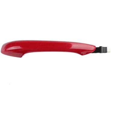 Imagem de Maçaneta de suporte para porta de carro esquerda e direita maçaneta externa para porta externa adequada para Porsche 95B-2 Apto para Macan 2019-2024 95B837205C 95B837206C (branco, esquerdo)