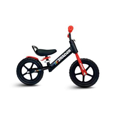 Imagem de Bicicleta Equilíbrio Bike Sem Pedal Aro 12 Menino Criança - ZRader, Pr