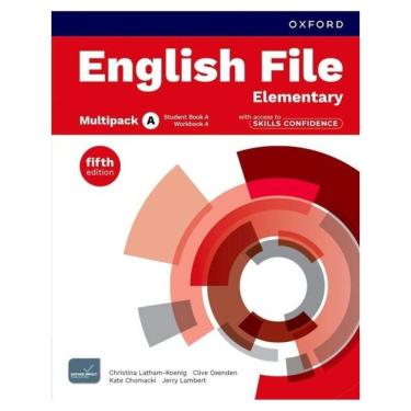 Imagem de English File Elementary - Multipack A - Student Book + Workbook With Skills Confidence - Fifth Editi
