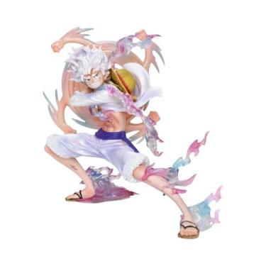 Imagem de Figura De Ação Anime One Piece Luffy Gear 5 De 19cm, Modelo De Brinque