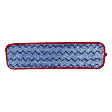 Imagem de Refil Mop Úmido Microfibra Azul e Vermelho 49cm Kunber