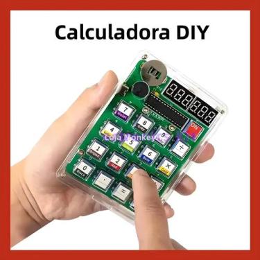 Imagem de Kit De Produção De Calculadora Eletrônica DIY Com Display De Tubo Digi