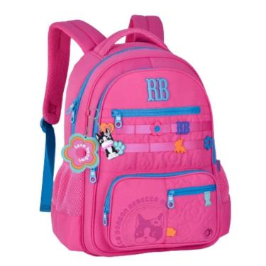 Imagem de Mochila De Costas Rosa Flower Power 17,5 Rb26231