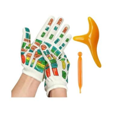 Imagem de Conjunto De Meias De Massagem De Acupressão E Reflexologia Para Pés Ca