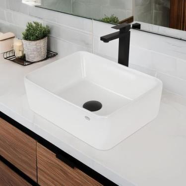 Imagem de Kit Cuba SLIM Louça + Torneira REMIX BLACK + Válvula Click - Smart DEP