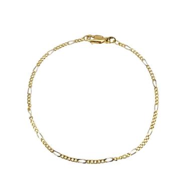 Imagem de Pulseira Figaro Ouro 18K 20cm 1mm x 2mm