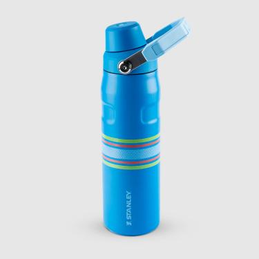 Imagem de Garrafa Térmica Aerolight Fast Flow Varsity Azure Stripes 710ml - Stanley R8482