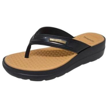 Imagem de Tamanco Feminino Anabela Conforto Uso Diário Azaleia Mia-Feminino