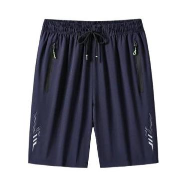 Imagem de Shorts Masculinos De Secagem Rápida Para Praia E Corrida Com Bolsos Co