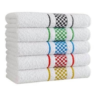 Imagem de Kit 10 Pano de Prato Realeza 100% Algodão Grosso 45x65cm Atoalhado Fel