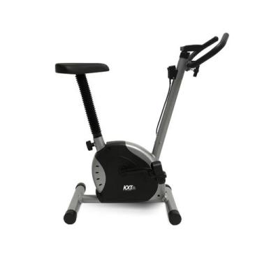 Imagem de Bicicleta Exercícios Ginastica KXT Fitness Cor Preto/Cinza