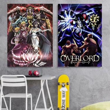 Imagem de Conjunto de pintura de pôster Overlord Anime Wall Art 40x60cm, 2 unidades