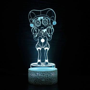 Imagem de Mudança de cor LED 3D Night Light Kingdoms Hearts Demyxs - yiweisai