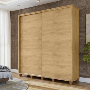 Imagem de Guarda-Roupa Casal Monte Carlo com 2 Portas de Correr 4 Gavetas Intern