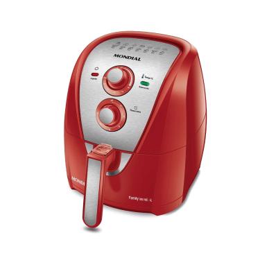 Imagem de Fritadeira Elétrica Air Fryer Mondial AFN-40-RI 4L Inox/Vermelha - 220V