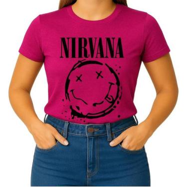 Imagem de Camisa Camiseta de Algodão Masculina Feminina Unissex Banda De Rock Ni