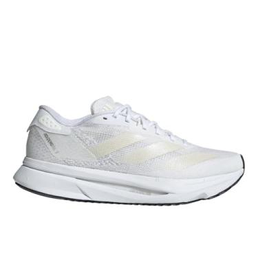 Imagem de adidas Tênis de corrida feminino Adizero Sl2 W, Branco/Zero Metálico/Cinza Dash, 11.5 Wide