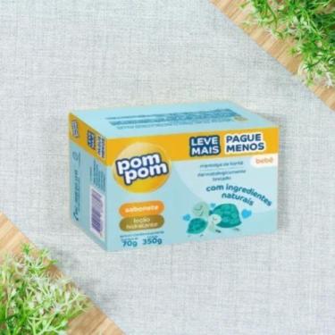 Imagem de Sabonete Pom-Pom Hidratante 70g com 10 Unidades Leve Mais e Pague Meno