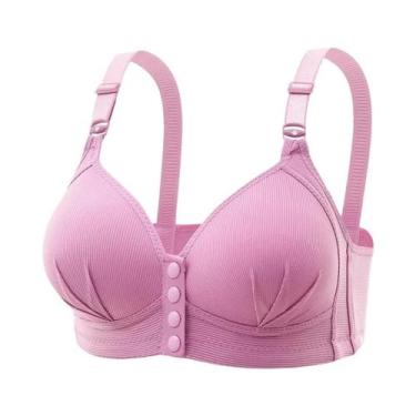 Imagem de Sutiã Push up Ajustável De Tamanho Grande Com Fecho Frontal Para Mulhe