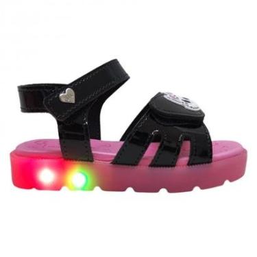 Imagem de Sandália Com Led Infantil Molekinha Menina 2741203-Feminino