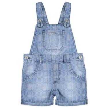 Imagem de Jardineira Look Jeans Curta Jeans - G - UNICA-Masculino