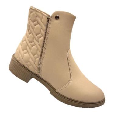 Imagem de Bota Campesi By Dakota Rasteira Baixa L9135 Feminina Coturno Confortáv