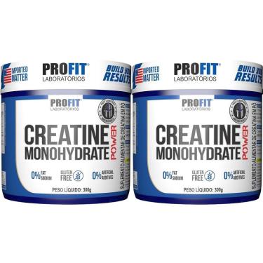 Imagem de Kit 2X Creatine Monohydrate Power - 300g Sem Sabor - Profit-Masculino