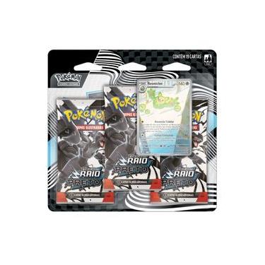 Imagem de Cartas Pokémon Escarlate Raio Preto Reuniclus 19 Cards Copag